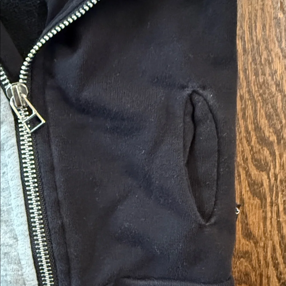 nununu Black and Gray Kids Hoodie - Picture 4 of 5